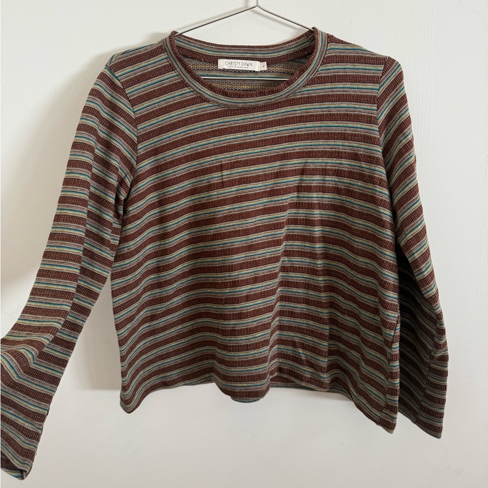 Christy Dawn cotton long sleeved shirt. Size M.